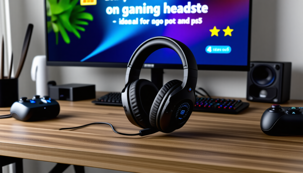 profitez d'une offre exceptionnelle sur notre casque de gaming, parfait pour pc et ps5 ! avec une évaluation de 4 étoiles sur 5, ce produit haute qualité est désormais à moitié prix avant le black friday. ne manquez pas cette occasion incroyable de vivre vos jeux comme jamais auparavant !