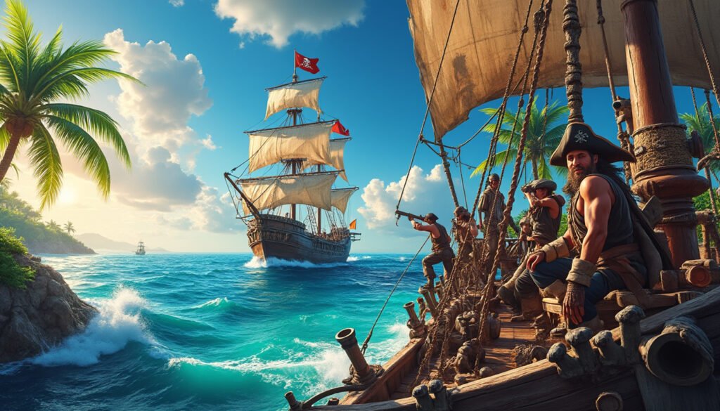 découvrez 'sea of thieves', le troisième jeu xbox à bénéficier d'une optimisation pour la playstation 5 pro. plongez dans un monde d'aventures maritimes épiques, explorez des îles mystérieuses, et vivez des batailles navales palpitantes avec des graphismes améliorés et des performances optimisées.