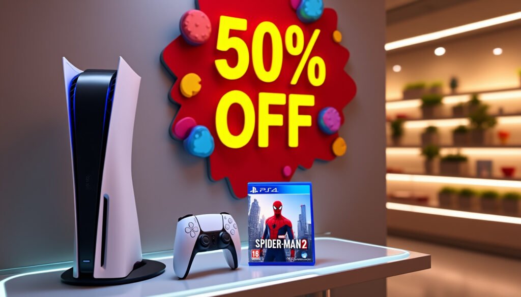 profitez de notre offre spéciale pendant les soldes : le pack ps5 avec le jeu spider-man 2 à prix réduit ! ne manquez pas cette occasion de plonger dans l'univers incroyable de spider-man tout en vous offrant la dernière console de jeu. offre limitée, dépêchez-vous !