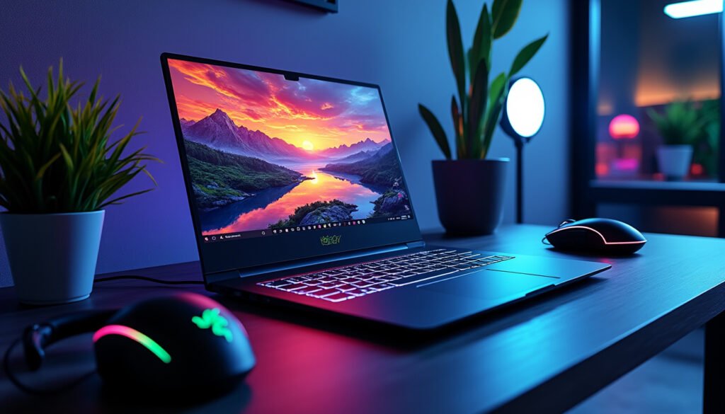 découvrez le razer blade 16, l'ordinateur portable de jeu qui réunit légèreté et puissance exceptionnelle. conçu pour les gamers exigeants, il offre des performances graphiques impressionnantes dans un châssis ultra-portable, idéal pour jouer où que vous soyez.