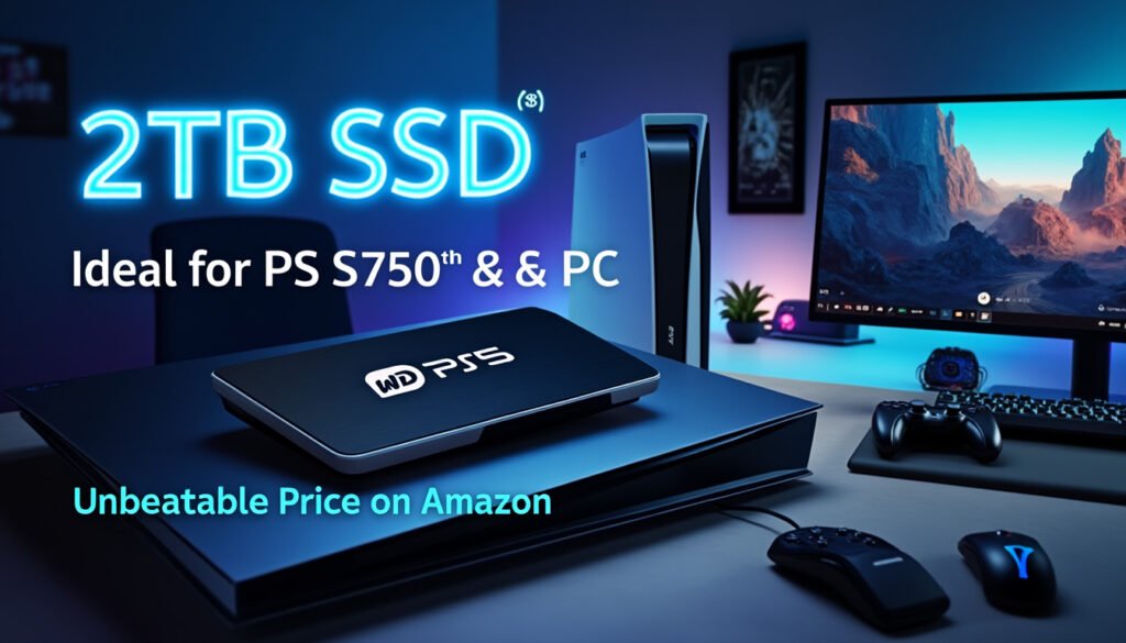 achetez le ssd de 2 to, parfait pour améliorer les performances de votre ps5 et pc. profitez d'une vitesse de chargement rapide et d'une capacité généreuse à un prix imbattable sur amazon!