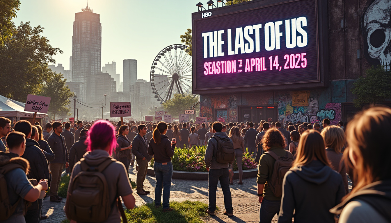 découvrez la date tant attendue de la saison 2 de the last of us sur hbo, qui arrive le 14 avril 2025. plongez de nouveau dans l'univers post-apocalyptique captivant de la série acclamée par la critique, pleine de suspense, d'émotion et d'aventures.