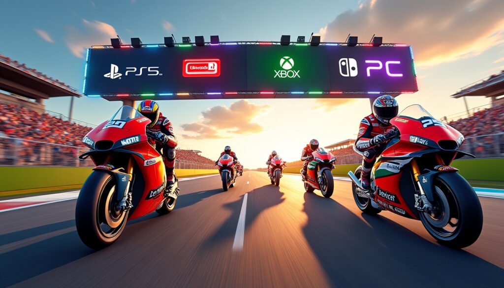 découvrez motogp 25, le jeu de moto ultime, bientôt disponible sur ps5, xbox, switch et pc. plongez dans l'excitation des courses de motogp avec des graphismes réalistes et un gameplay amélioré. préparez-vous à vivre des sensations fortes sur la piste avec motogp 25!