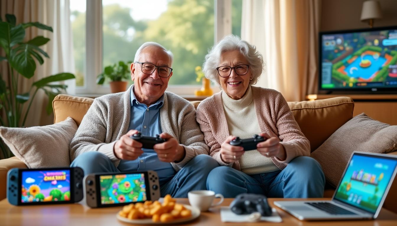 découvrez cinq jeux vidéo idéals pour initier vos grands-parents au gaming, alliant simplicité, plaisir et moments de partage intergénérationnels.