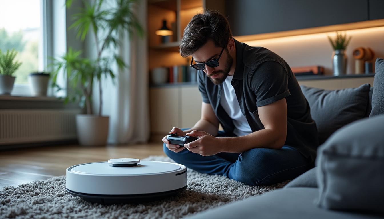 découvrez comment un hacker a utilisé une manette ps5 pour pirater 7 000 domiciles via une faille critique du drone aspirateur dji romo.