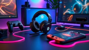 découvrez le steelseries arctis nova pro omni, le casque gaming universel qui vous permet de dominer toutes vos consoles en même temps avec un son exceptionnel et un confort optimal.