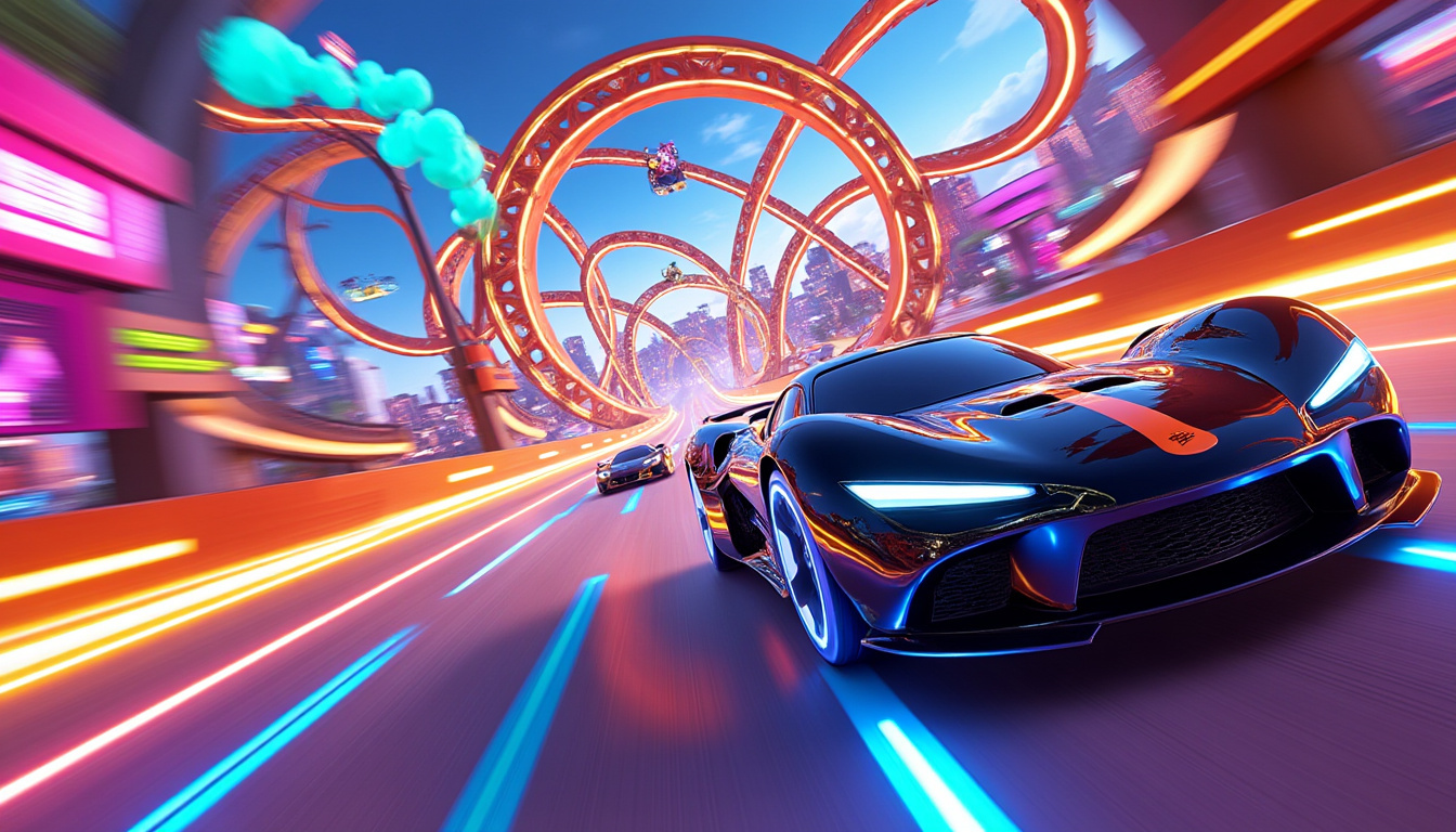 découvrez hot wheels infinite rush, le nouveau jeu vidéo annoncé lors du summer game fest, disponible prochainement sur switch 2 et ps5 pour des courses palpitantes et une expérience immersive.